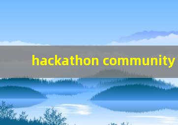 hackathon community rating